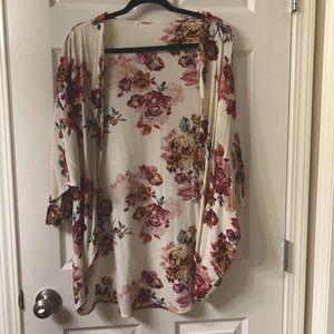 Long Floral Duster - One Size
